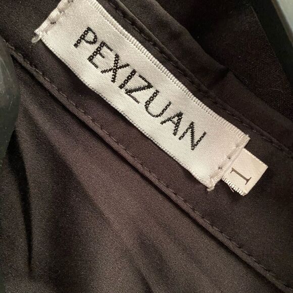 S/M Black Goth Cross Button-Up Mini Dress, Whimsigoth, Gothic Vamp OF-26 - Picture 6 of 10